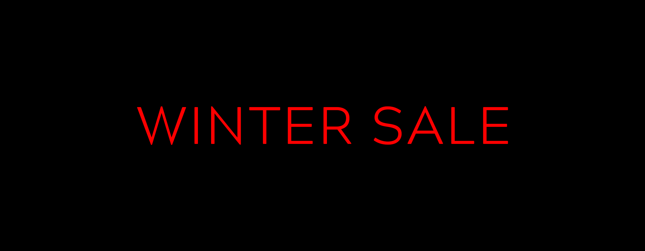 Winter Sale 